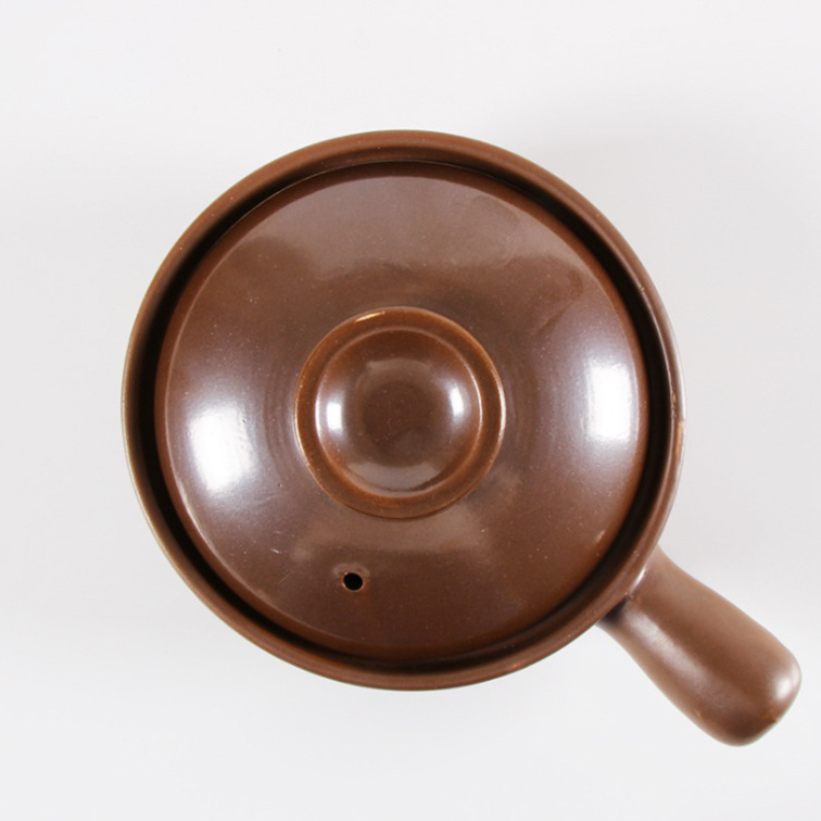 Open Fire High Temperature Soil Casserole Household Commercial Braised Chicken Rice with Handle Rice Pot Rice Noodles Soil Pottery Casserole