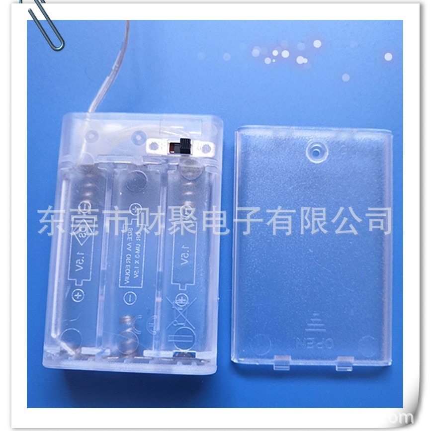 3AA 4.5V battery box environmental protection battery box three five battery box