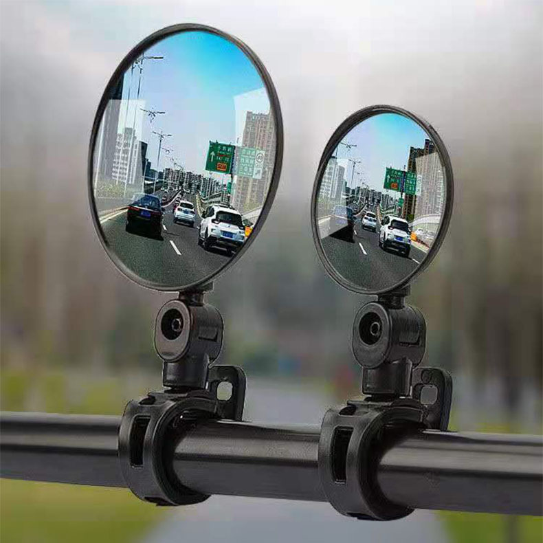 Аксессуары для велосипеда широкоугольное выпуклое зеркало для горного велосипеда большое круглое отражающее силиконовое зеркало заднего вида