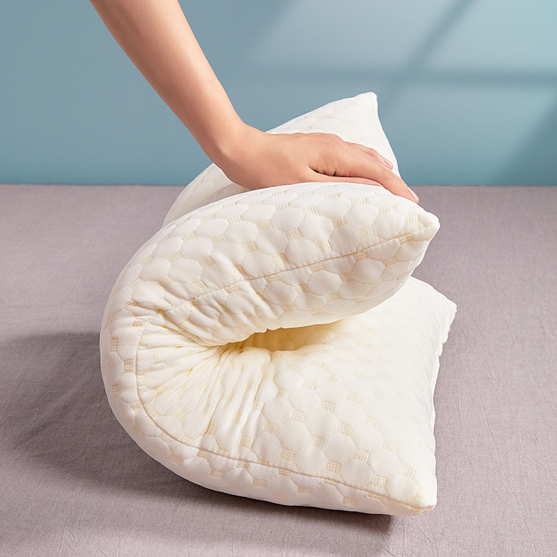 Factory wholesale Thailand latex particle pillow will sell gifts adult latex pillow massage cervical pillow core wholesale