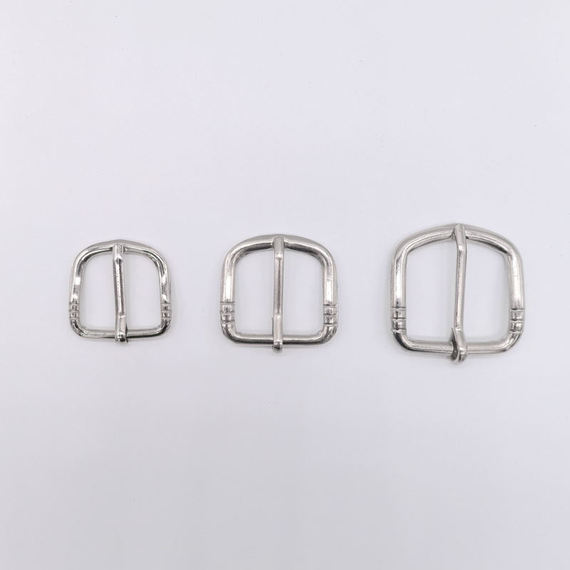 Men's Iron Belt Buckle Pin Buckle Trouser Belt Adjustable Belt Buckle Japanese Buckle with Pin Metal Pressed Line Belt Pin Buckle