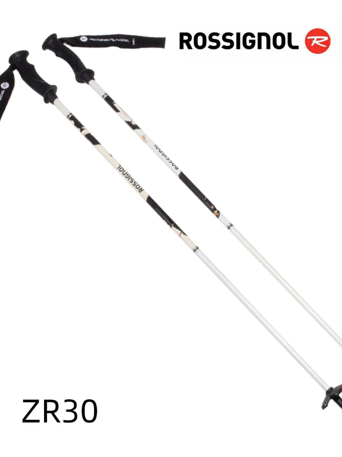 Snow Power Carbon Fiber Composite Double Ski Pole Thin Pole Carbon Pole 105-135 Lederzhu