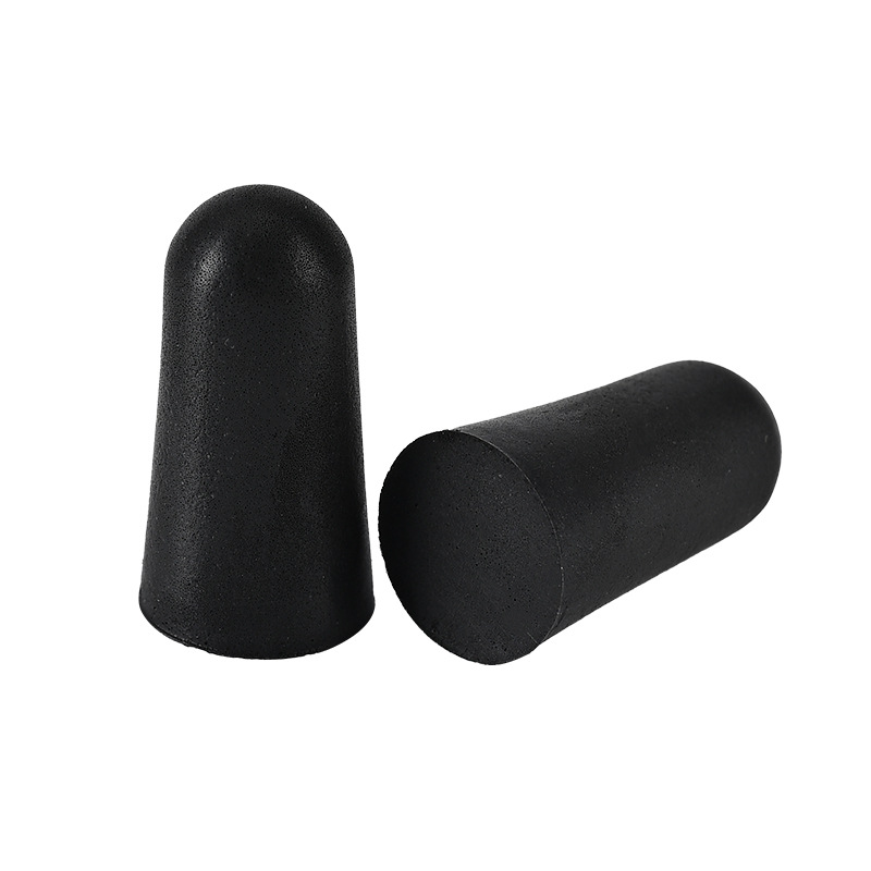 Bag-Packed Earplugs Bullet Pu Foam Rebound Silent Comfortable Sleep Learning Work Anti-Noise Earplugs
