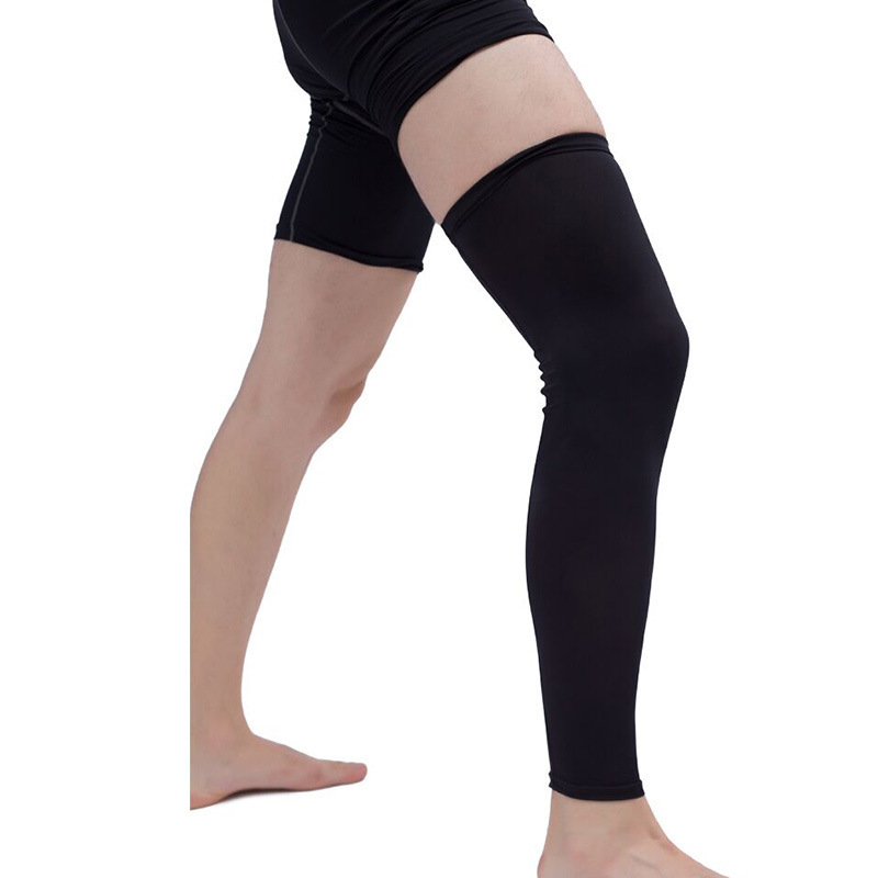 Summer Wear Sun Protection Leg Covers Ice Silk Men and Women Anti-Uv Leggings Mountaineering Sports Knee Pads Large and Small Leg Socks Outdoor