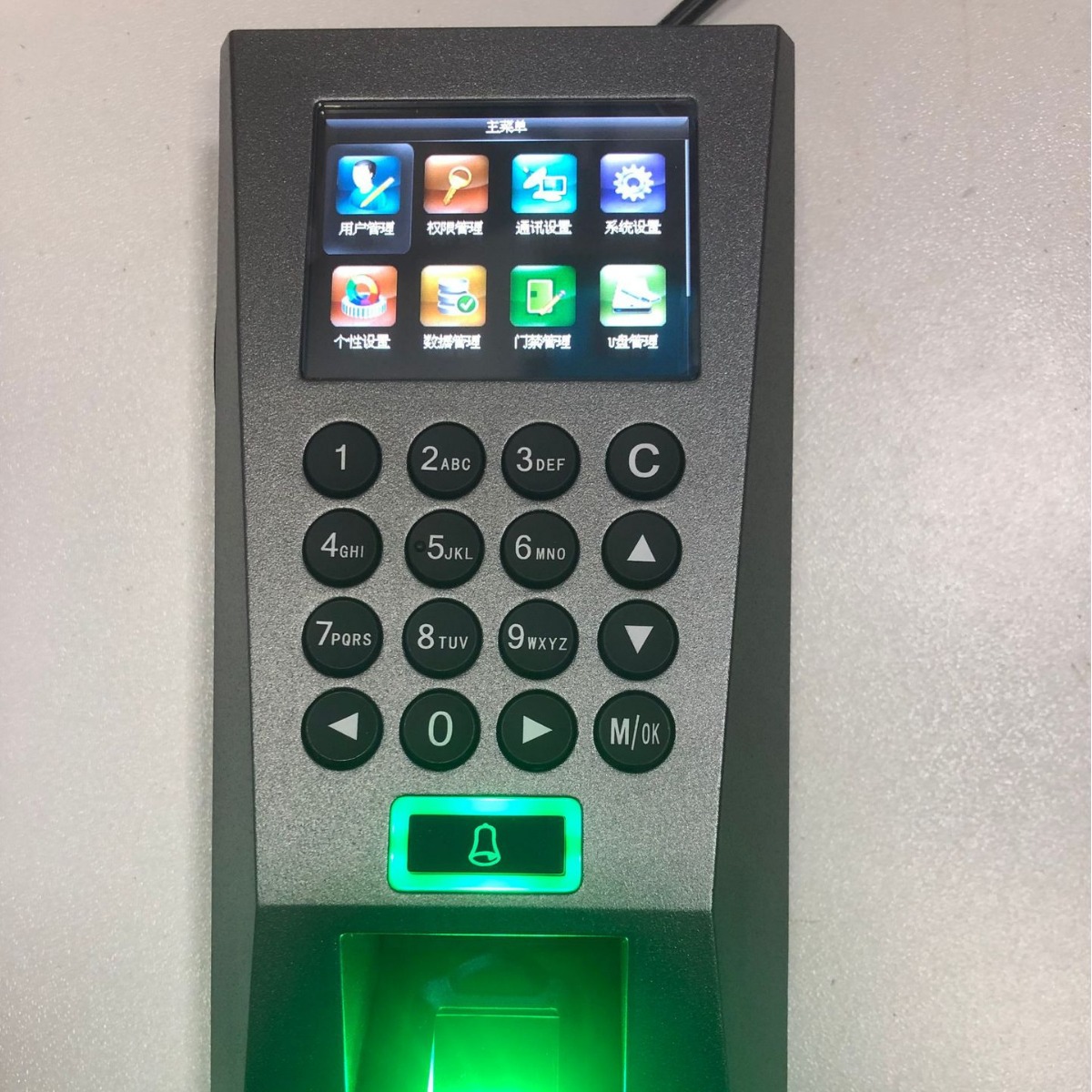 Entropy-Based Zkteco F18 Attendance Access Control Machine Access Control System Fingerprint Access Control