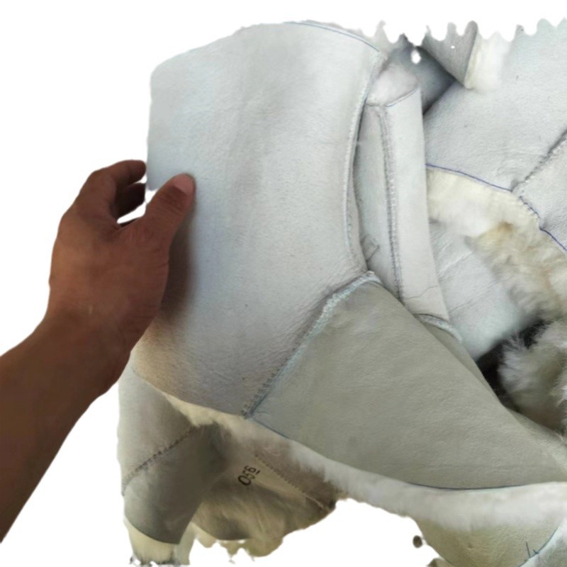 Customized Sheepskin Fur Integrated Sheepskin Material for Winter Snow Boots, Clothing Lining, Leather Household Floor Mats Wholesale