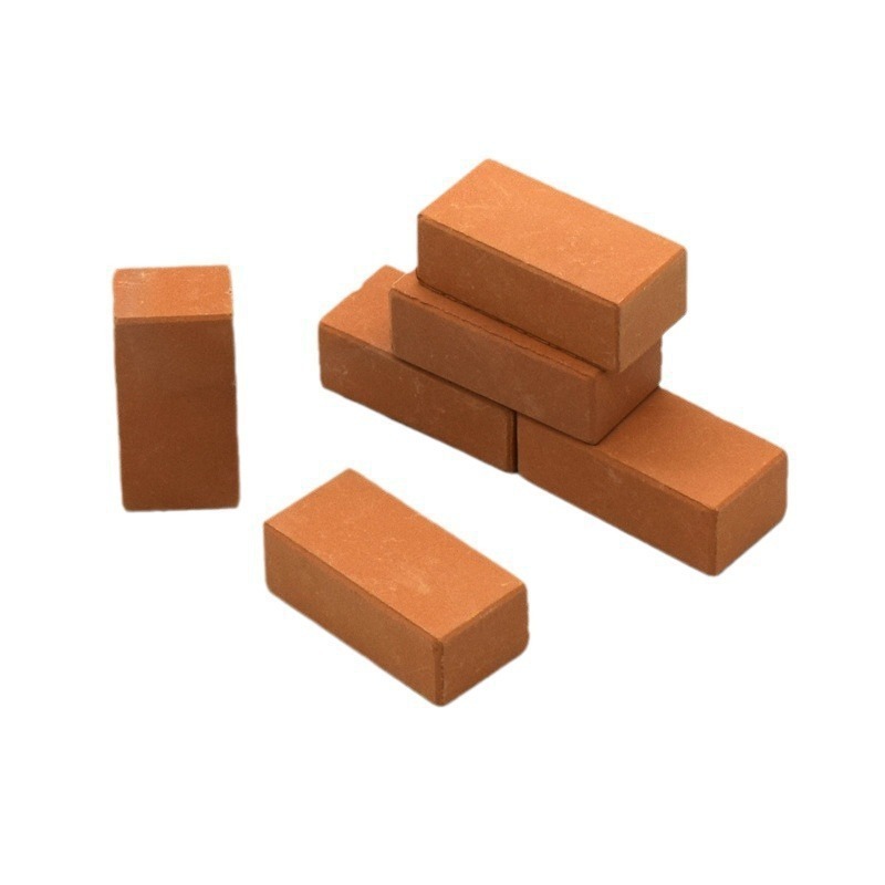 1:12 Model Artificial Small Bricks Ceramic Building Blocks Educational Toys Little Masons Build Houses and Villas Red Bricks