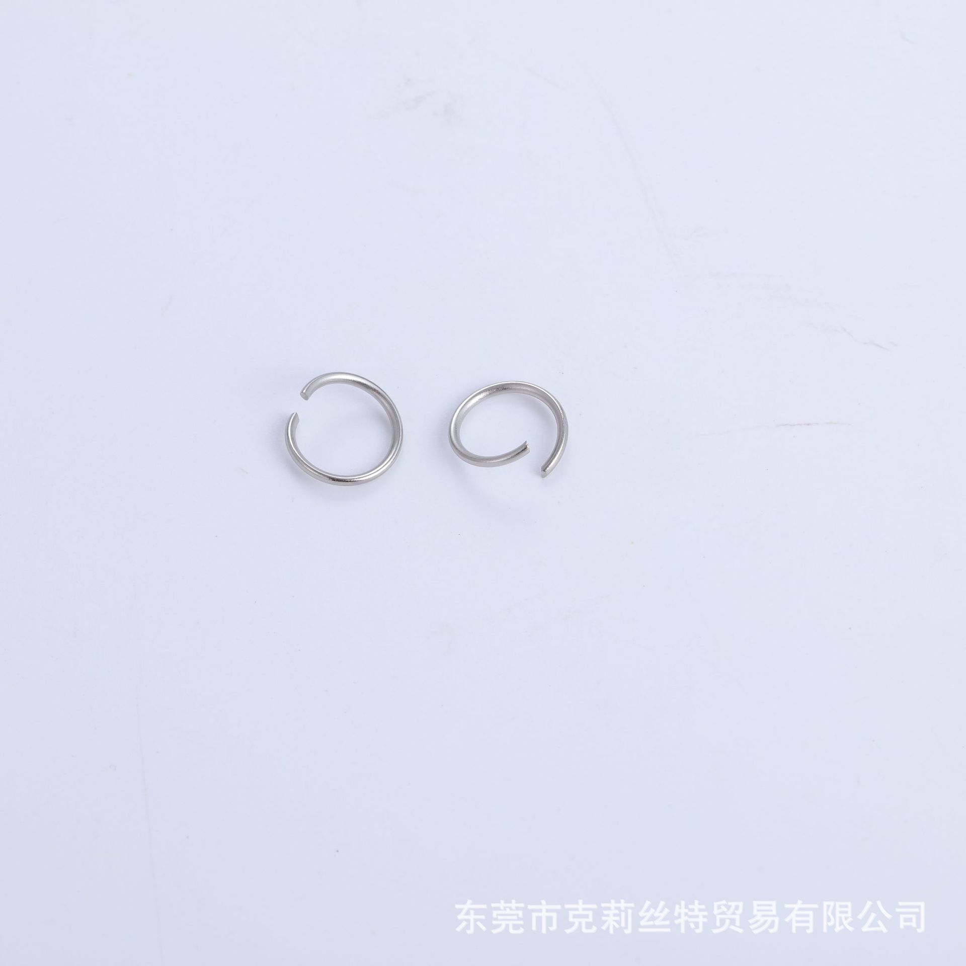 Stainless Steel Round Rings Single Loop Wholesale Open and Close Hanging Rings Circular Full-Size Circle Connectors Accessories Open Rings Thickened