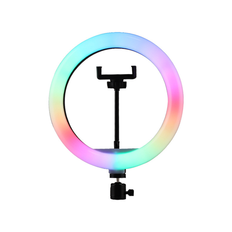 Multi-Specification Rgb Ring Fill Light, Photography Live Broadcast Soft Light, Panoramic Adjustment Selfie Beauty Ring Light