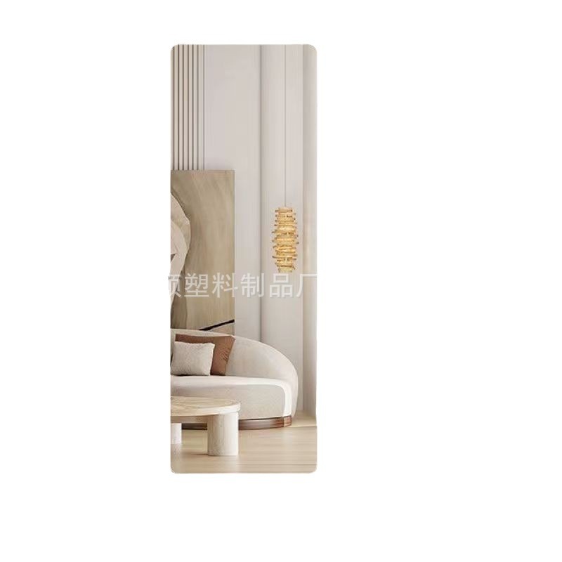 High-definition Spliceable Acrylic Full-body Soft Mirror Self-adhesive Wall-pasted Household Toilet Makeup Mirror Dressing Mirror