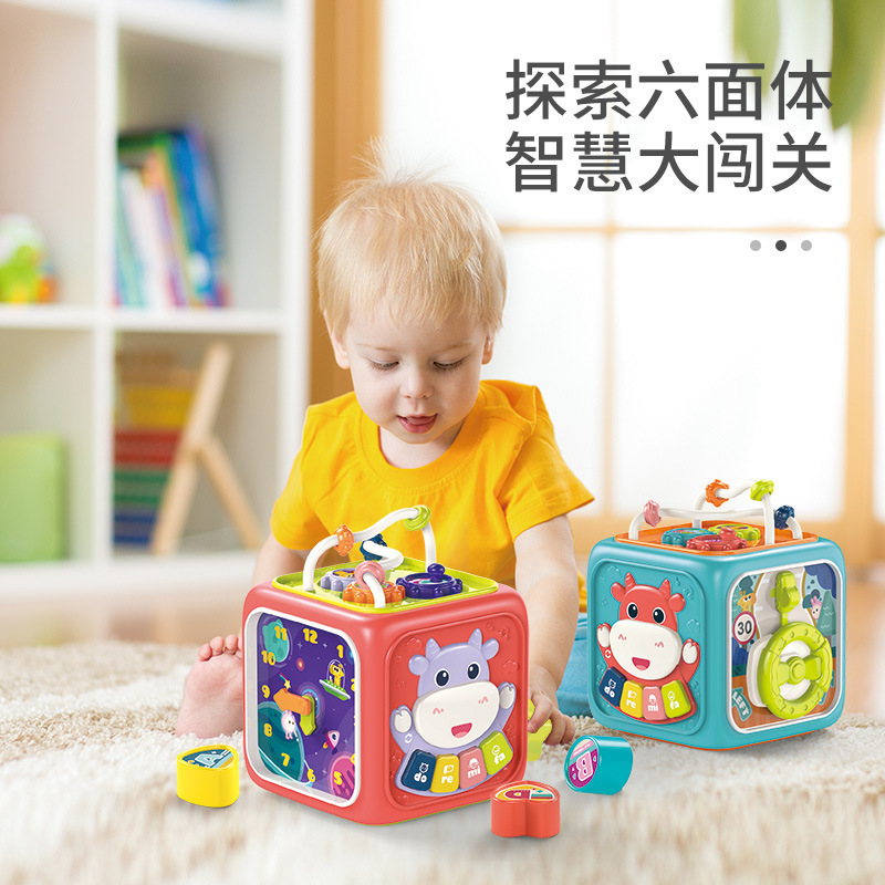 Детская игрушка для хлопков, пианино, шестигранная форма, графическое соответствие, познавательная игрушка