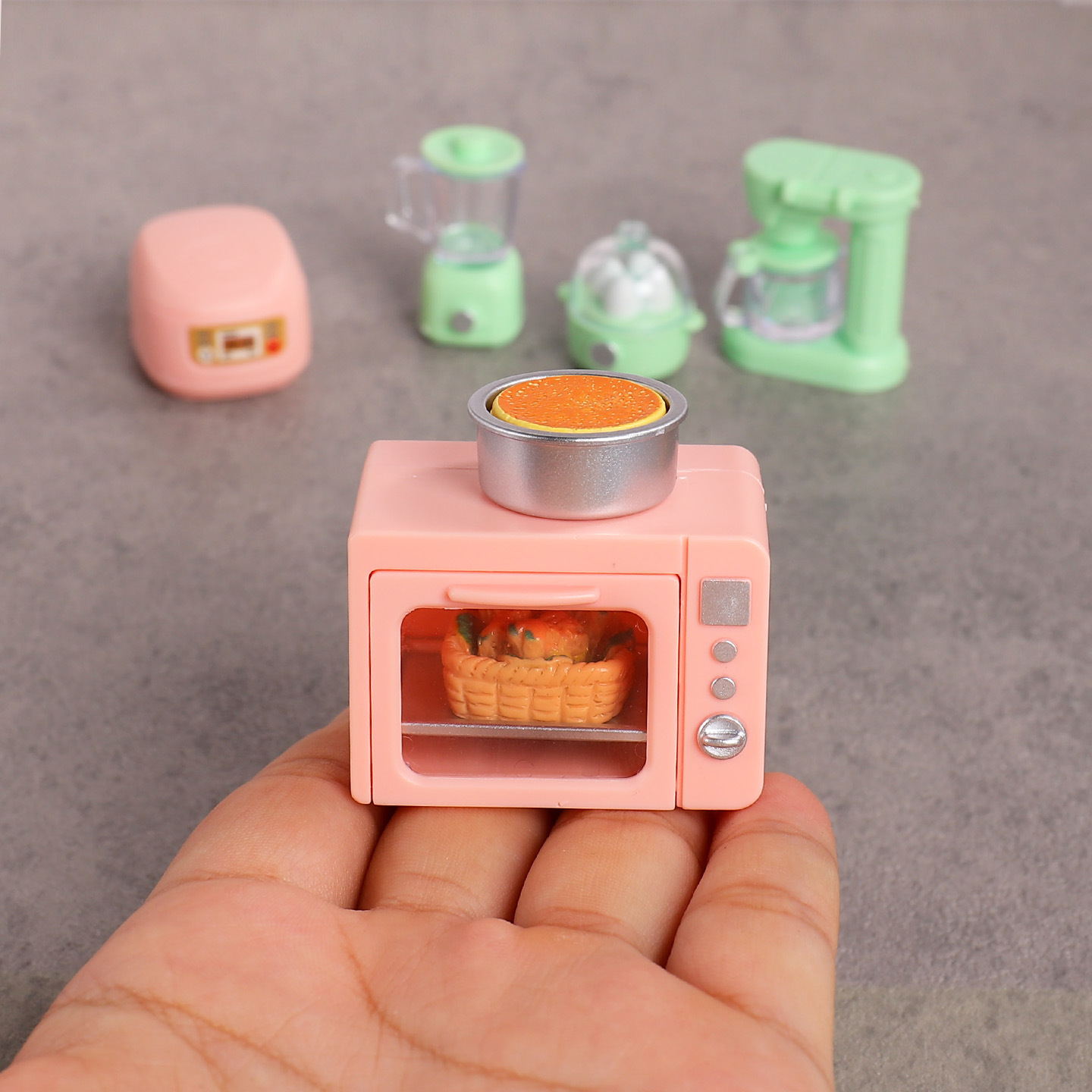 1:12 Dollhouse Dollhouse Pocket Mini Kitchen Oven Rice Cooker Miniature Food Play Scene Model