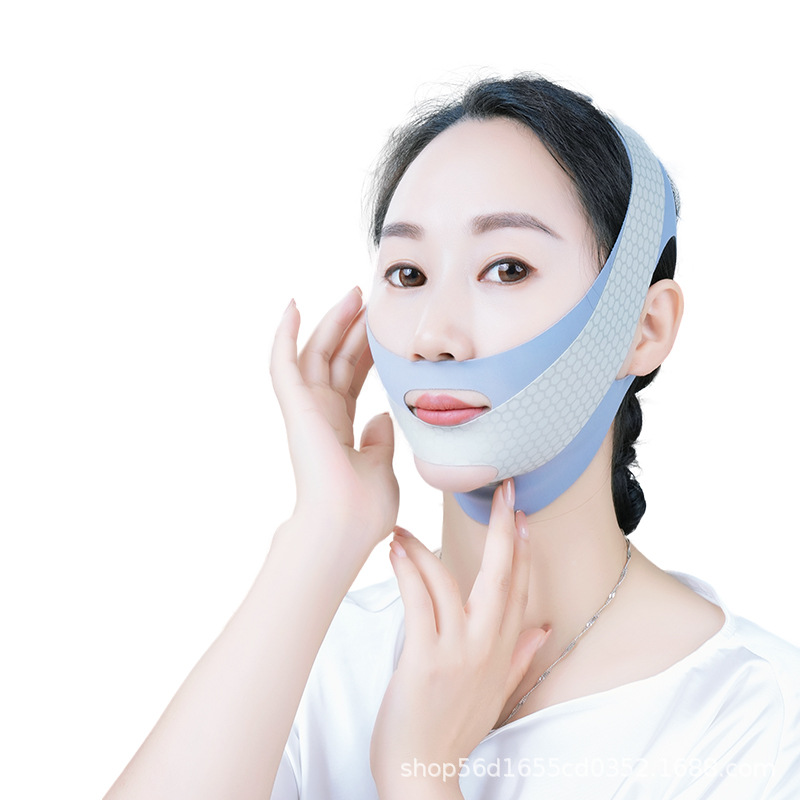 Far infrared plastic face bandage V face lifting bandage face tightening improve French pattern double chin sleep mask