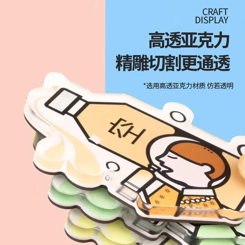 Acrylic Refrigerator Magnets Customized Soft Magnetic Travel Cultural and Creative City Cultural Tourism Personalized Creative Magnetic Stickers Customized Refrigerator Magnets