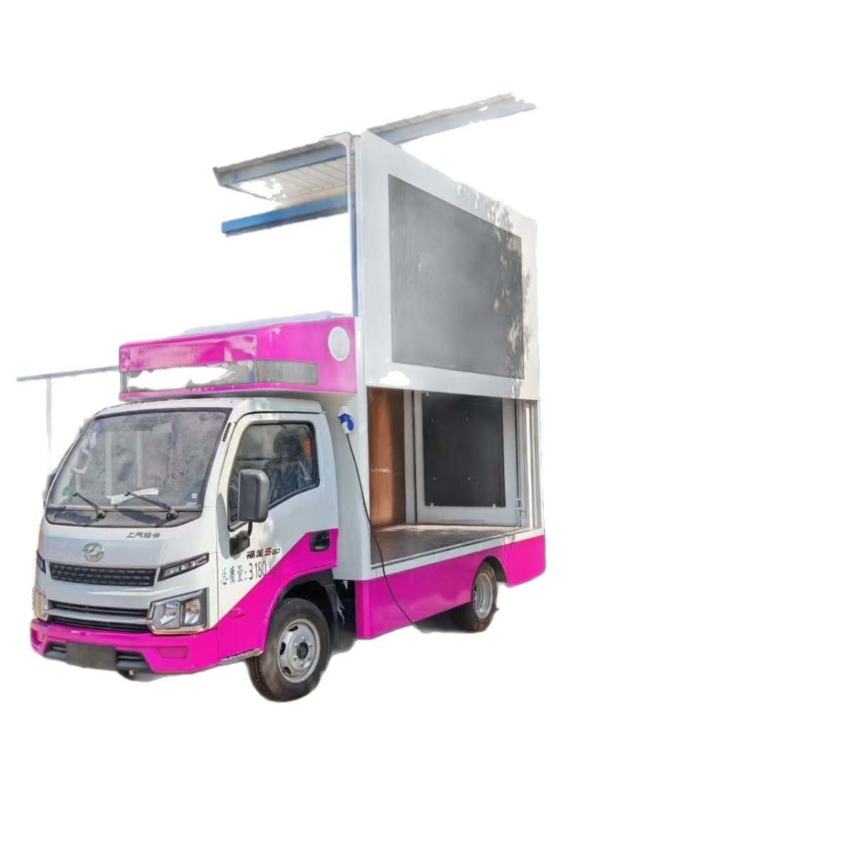 Small Mobile Stage Vehicle Manufacturer Double-Row Seat Chengli Direct Delivery Vehicle to Home Advertising Vehicle Advertising Vehicle