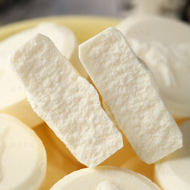 Xinjiang Milk Clam Milk Goat Milk Camel Milk Slices 156G/Can Herdsmen's Kidsren's Snacks Dry Milk Cheese Slices Sugar