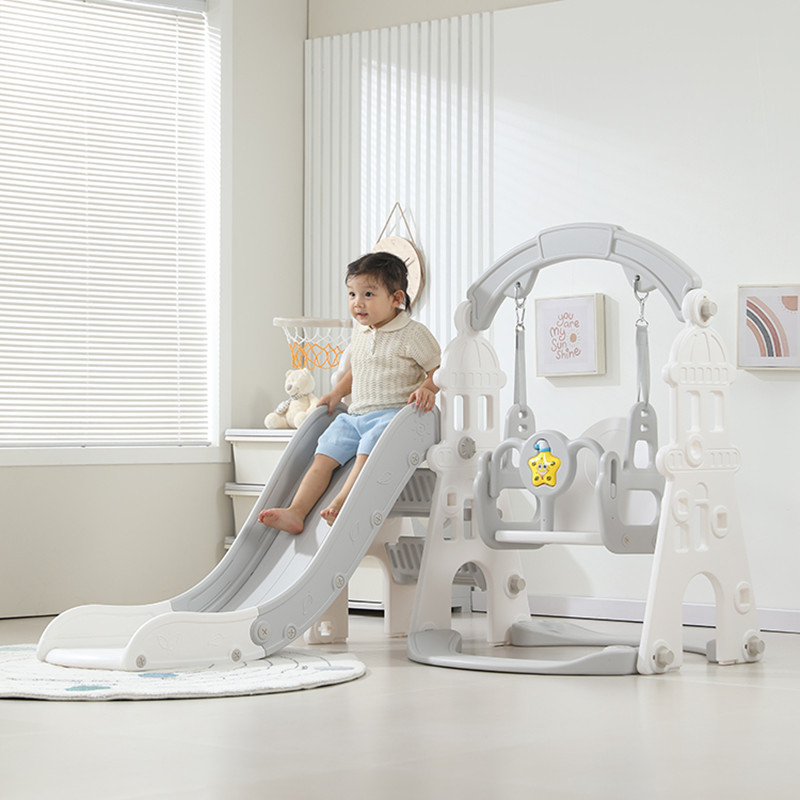 [Slide Indoor Home Kidsren's Climbing Frame Small Baby Family Amusement Park Swing Combination Toy]