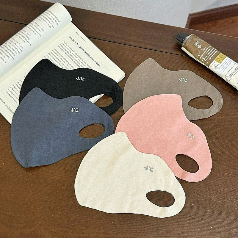 New Autumn and Winter German Velvet Hyaluronic Acid Masks for Men and Women Outdoor Cycling Warm Masks Breathable Windproof and Uv-Proof