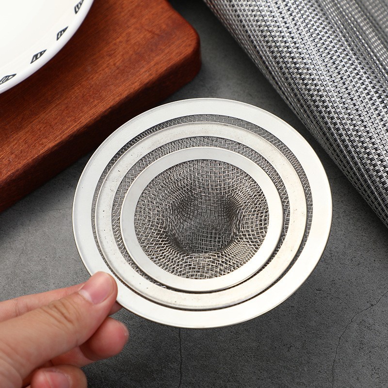 Round stainless steel pool floor drain Net 5/ 7/9/11cm straw hat floor drain net shower filter cover floor drain wholesale