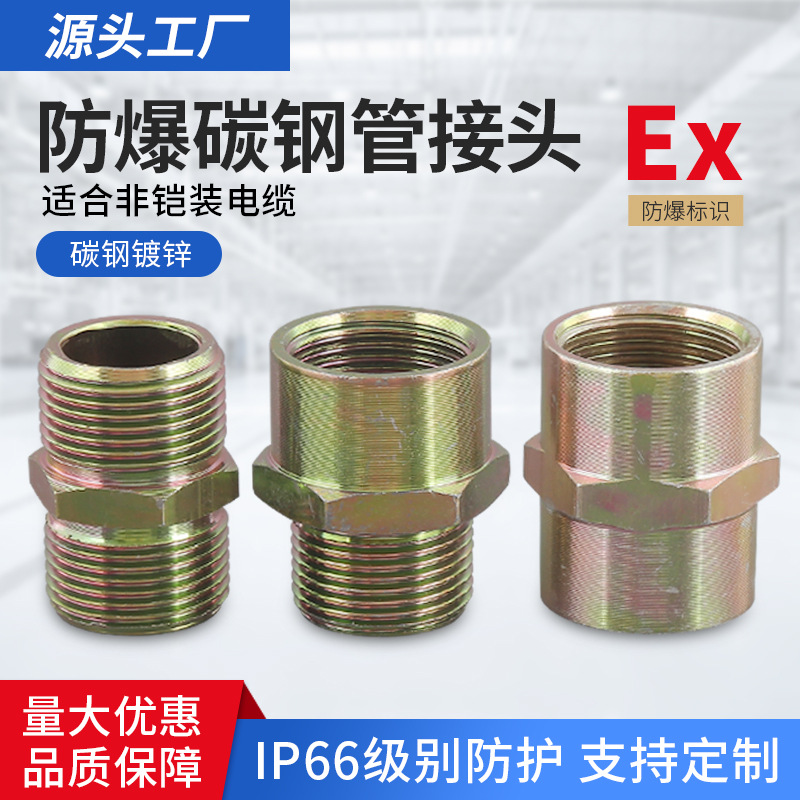 Взрывозащищенное соединение труб Bgy 4 точки/6 точек, один конец внутренний и один конец внешний, два внутренних резьбовых соединения для гибкой трубки