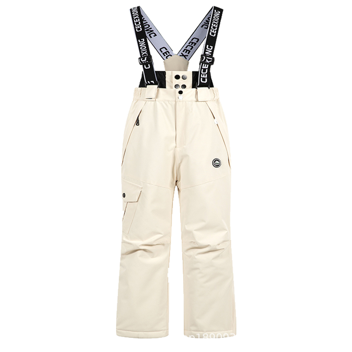 Children's Ski Pants for Boys and Girls, Thickeneded, Warm and Waterproof, Single and Double Board Suspenders, Ski Pants, Cotton Pants, Cross-Border