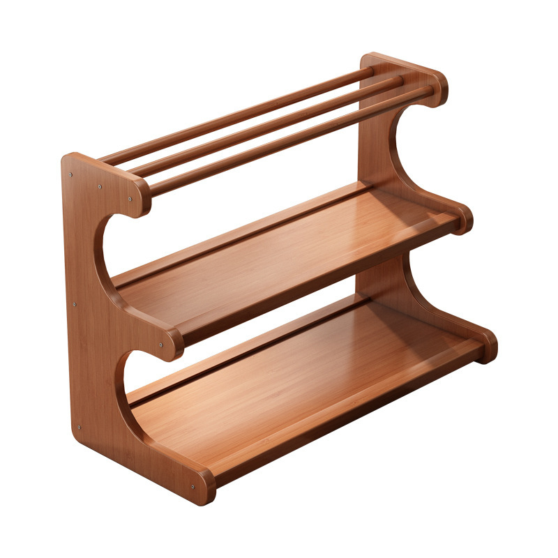 Tea Table Tea Cup Storage Rack Desktop Tabletop Ancient Style New Chinese Small Tea Set Tea Leaf Display Storage Rack