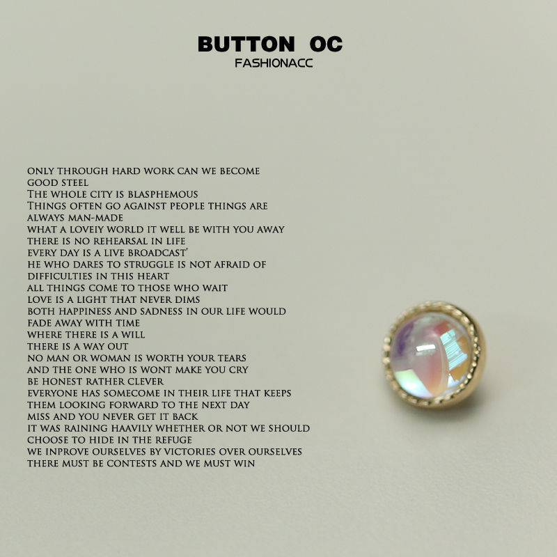 Super Beautiful Ab Color Pearlescent Metal Button Shirt Knitted Cardigan Sleeve Collar Small Button Women's Sweater Summer Top Button