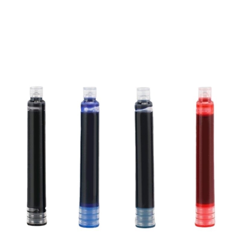 Pen ink bag can replace student black blue red ink Ink liner straight liquid refill Universal factory direct 3.4