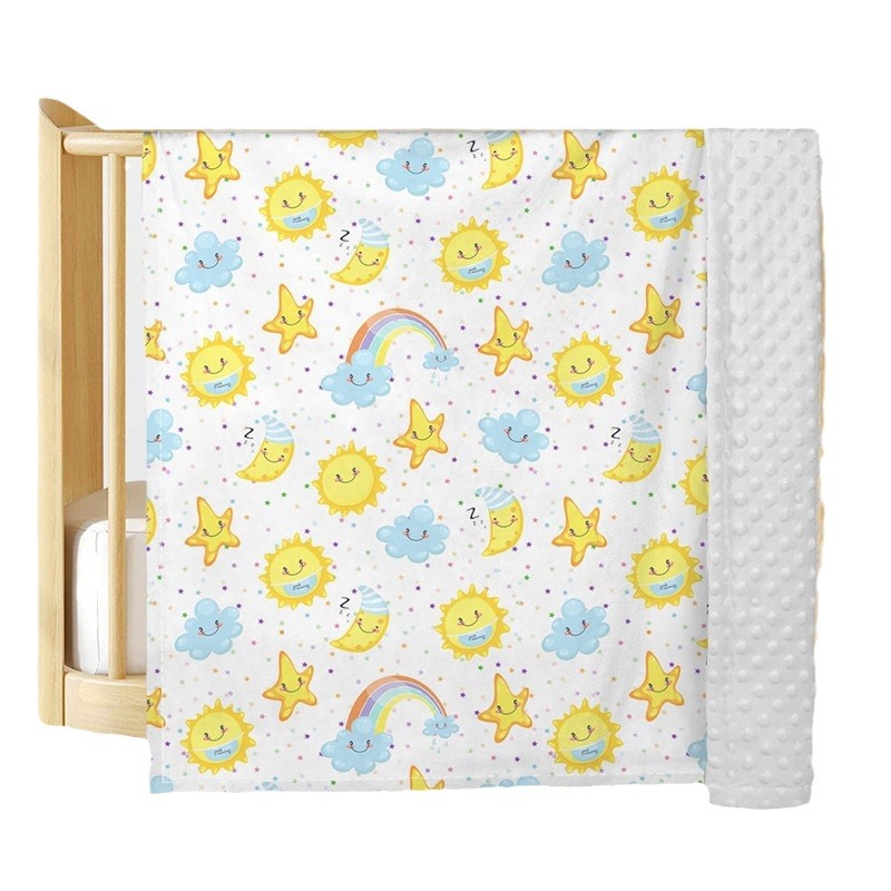 Supply Baby Autumn and Winter Blanket Kidsren's Baby Comfort Beanie Quilt Winter Beanie Fleece Blanket