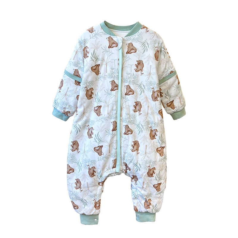 Baby Sleeping Bag Spring Autumn and Winter Constant Temperature Children's Home Clothes Thickened Baby Leg Children's Kick-proof Quiet Universal