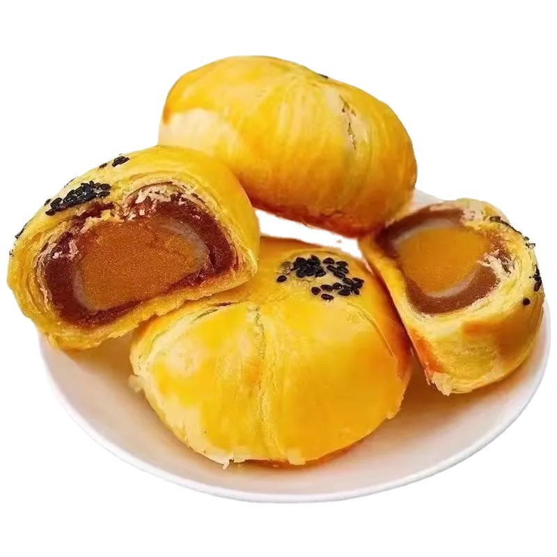 Snow Mei Niang Egg Yolk Crispy Independent Small Packaging Internet Celebrity Snacks Student Desserts Pastries Mooncake Whole Box Wholesale