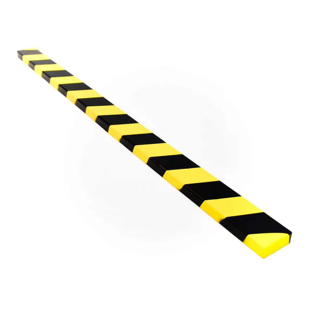 Polyurethane Pu Anti-Collision Strip U-Shaped Anti-Collision Strip Black and Yellow Warning Anti-Collision Strip Parking Lot Anti-Collision Device Hongmi