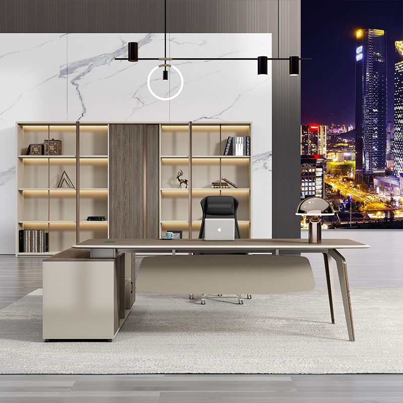 Креативный стол для босса, стол президента, простой современный, стол для менеджера, атмосферный большой офисный стол