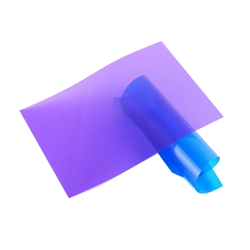 A4 colored cellophane kindergarten handmade teaching aids color recognition transparent lamp film art paper light and shadow painting decorative film