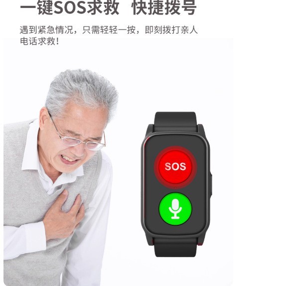 Yingtu 5g Elderly Phone Watch One-Click Sos Emergency Call Phone Fall Dialing Gps Anti-Lost Positioning Watch