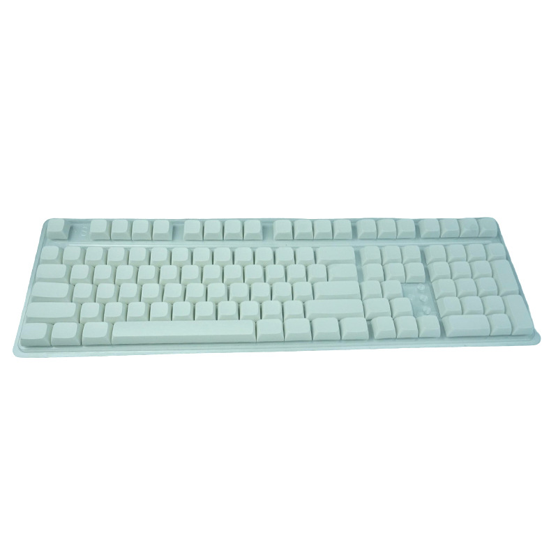 Клавиши для клавиатуры с сублимацией, молочно-белые, в форме рога, резиновое покрытие, высота 9.5мм, 108 клавиш, 1.5мм, персонализированная настройка клавиш