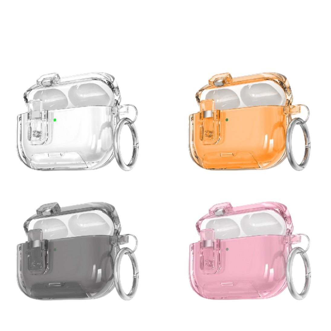 Bracket AirPods Pro3 Headphone Shell Soft Shell Tpu Suitable for Apple AirPods 4Th Generation Protective Cover Transparent