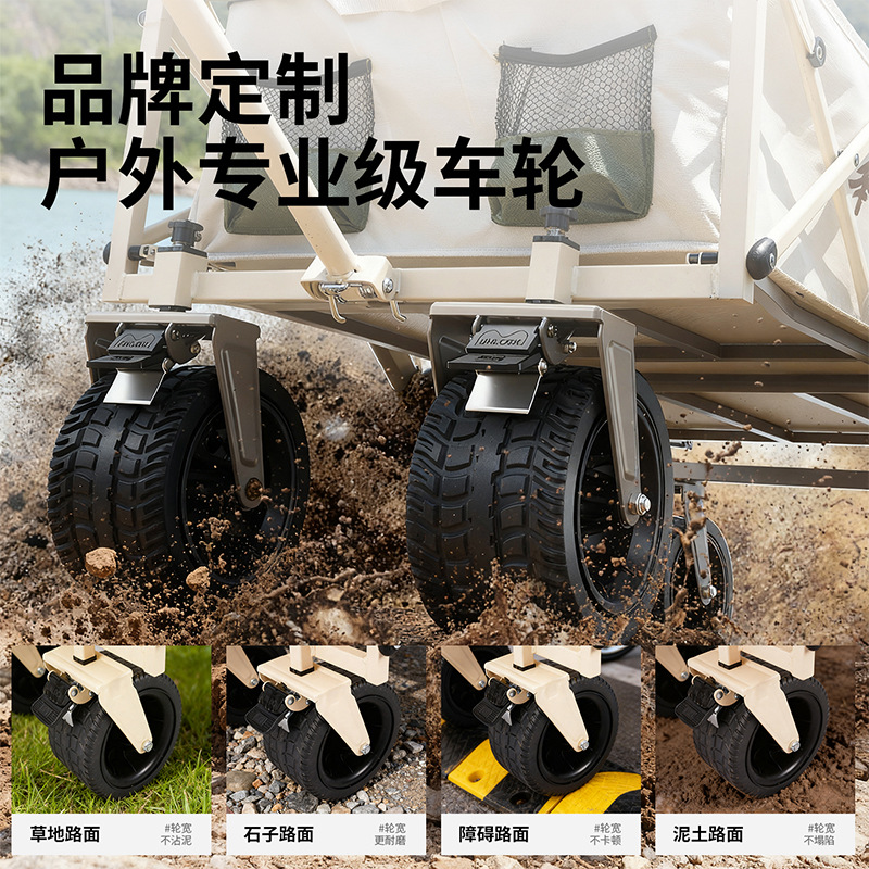 Outdoor Travel Folding Camper Van Campervan Trolley Picnic Car Portable Outing Camping Hand Trolley