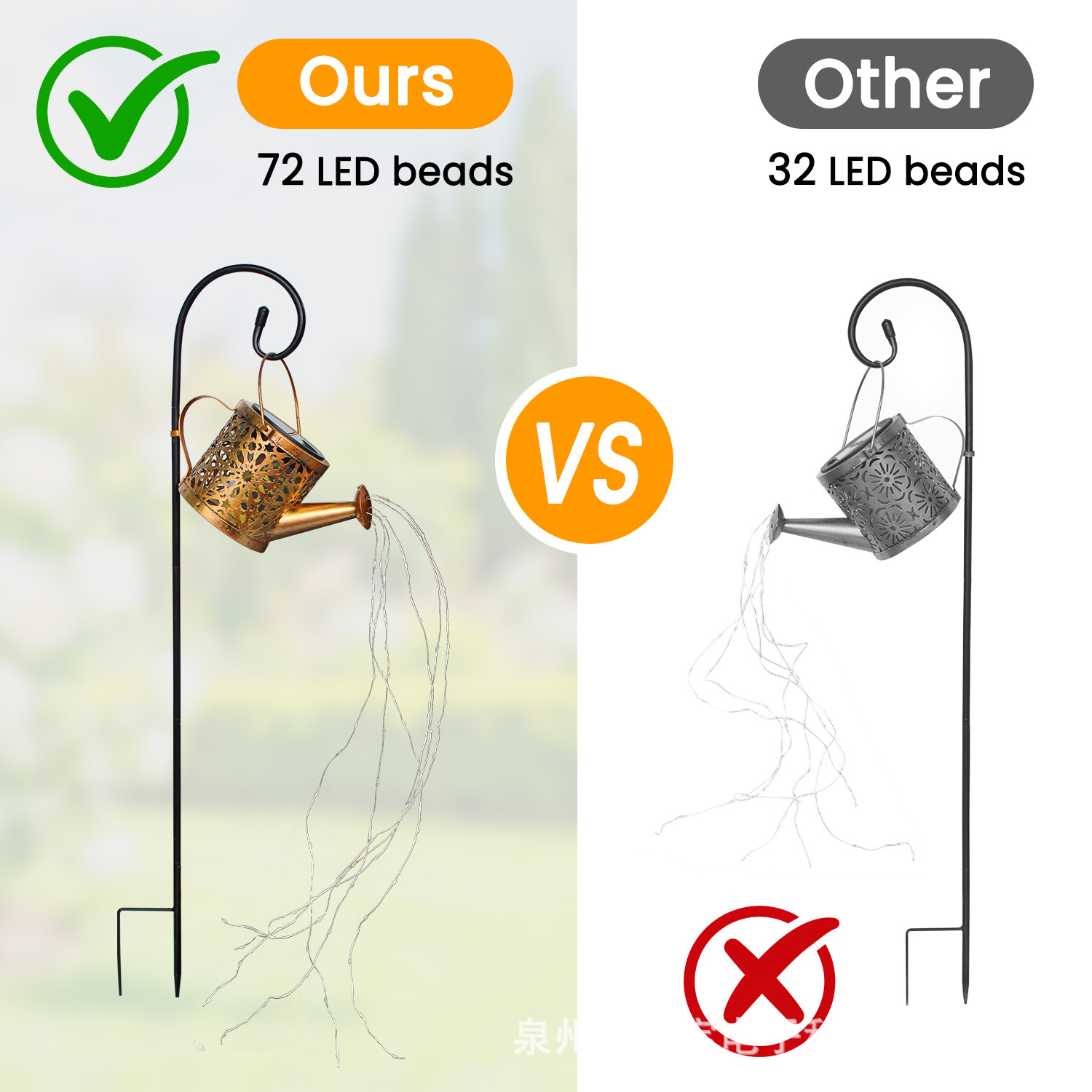 Cross-Border Hot-Selling Wrought Iron Kettle Lamp, Solar Hollow Landscape Lamp, Outdoor Waterproof, Factory Bulk Supply