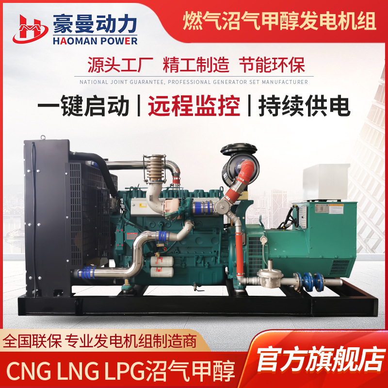 Генераторная установка на природном газе 150КВт, метаноловая генераторная установка 120КВт для свинофермы