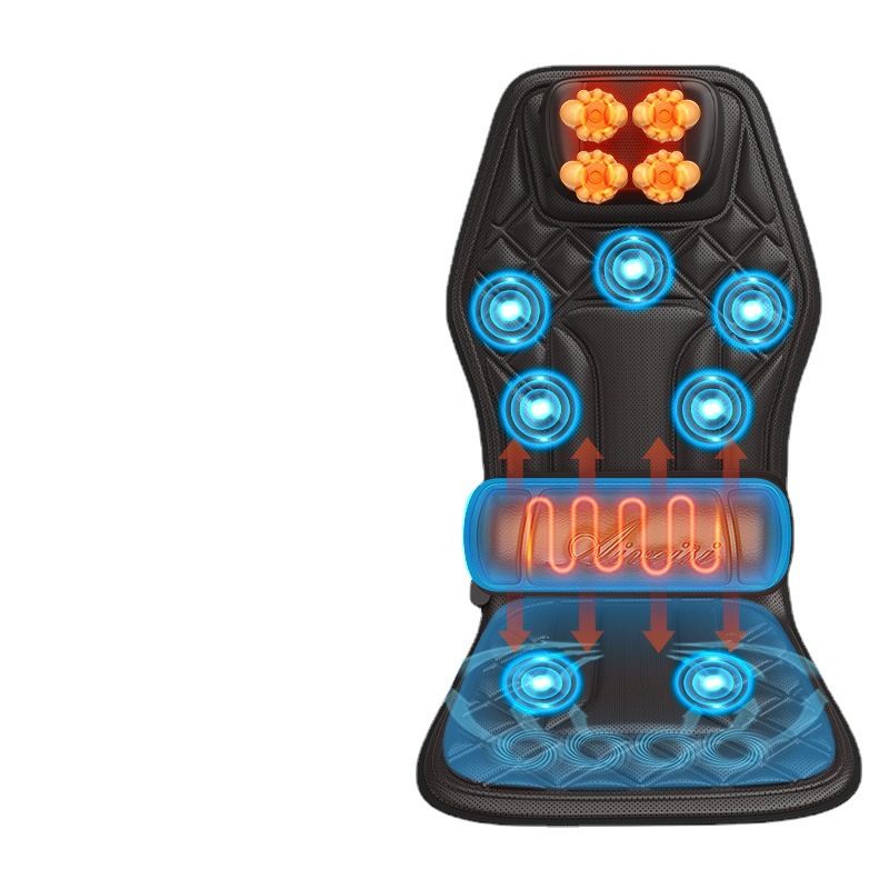 Car Massager Multifunctional Whole Body Car Cushion Winter Heating Truck Universal Seat Ventilation Cervical Massage