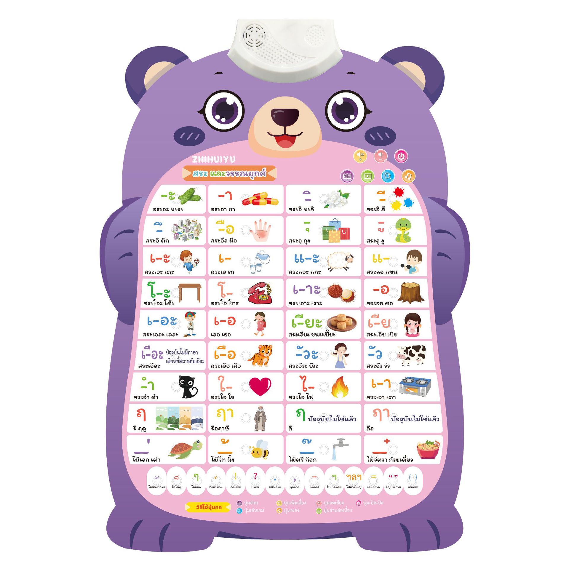 Интерактивный стенд для раннего обучения с аудио на китайском, английском и тайском языках