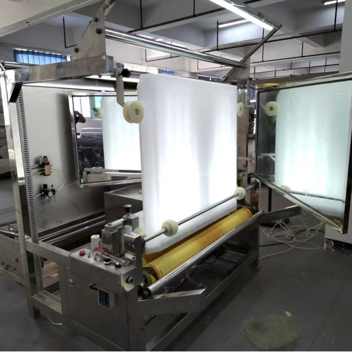 Knitted Double-Sided Fabric Inspection Machine, Magnetic Levitation Double-Sided Fabric Inspection Machine, Front and Rear Positive and Negative Linkage