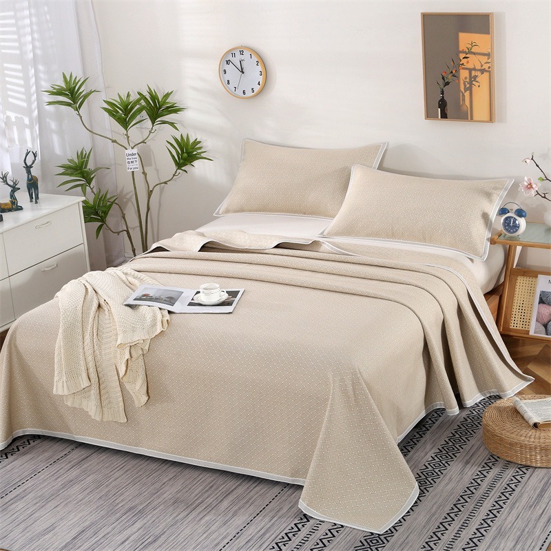 Direct selling Hanma mat three-piece set Hanma thick air conditioning mat single double bed 2.0m bed four seasons Hanma cool