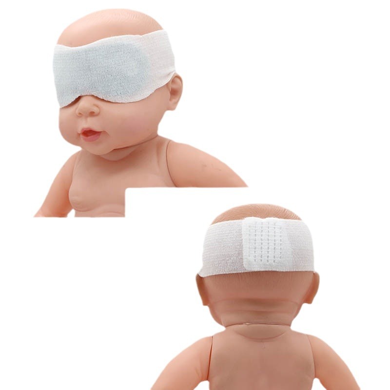 Cross-Border Foreign Trade Newborn Anti-Blue Light Eye Mask Baby Eye Protection Cover Newborn Phototherapy Protective Eye Mask English