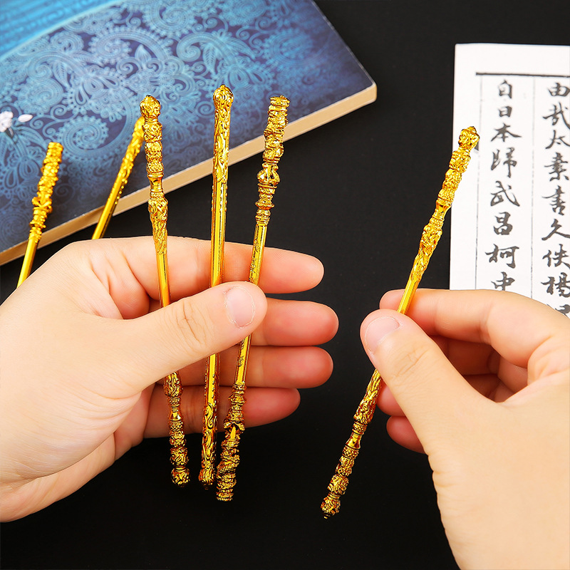 Wukong Ruyi Golden Hoop Stick Game Surrounding Mini All-metal Crafts Ornaments Model Ornaments Kindergarten Gifts