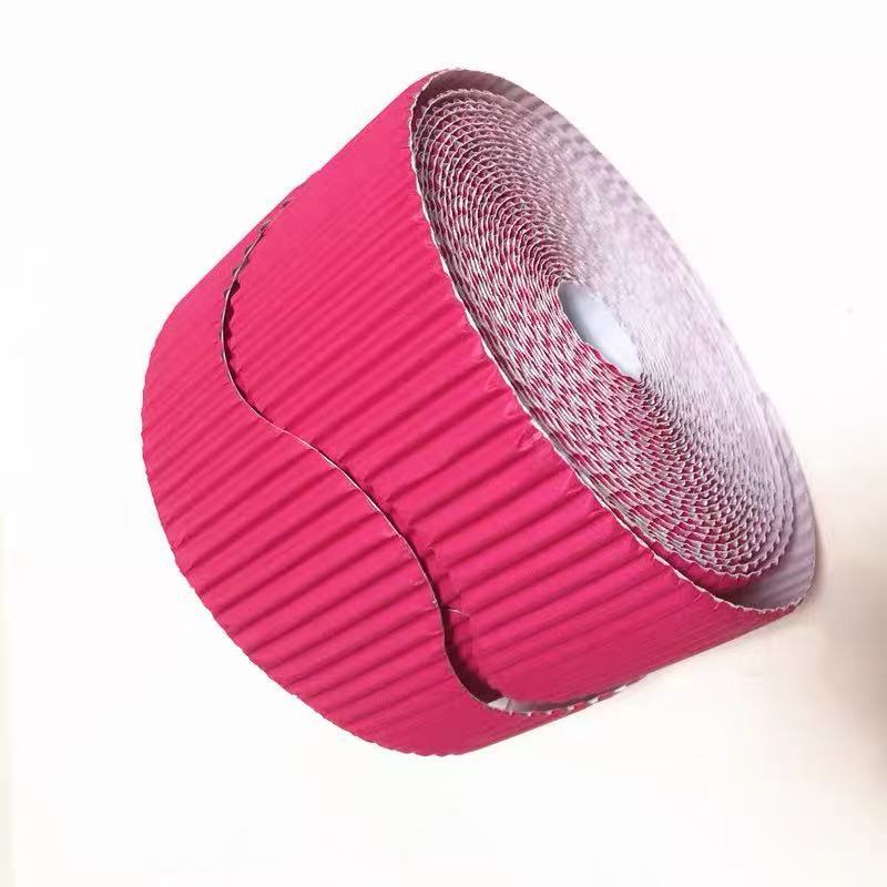 镜边瓦楞纸波浪形手工制作模型花边波纹纸幼儿园DIY底版背景墙纸