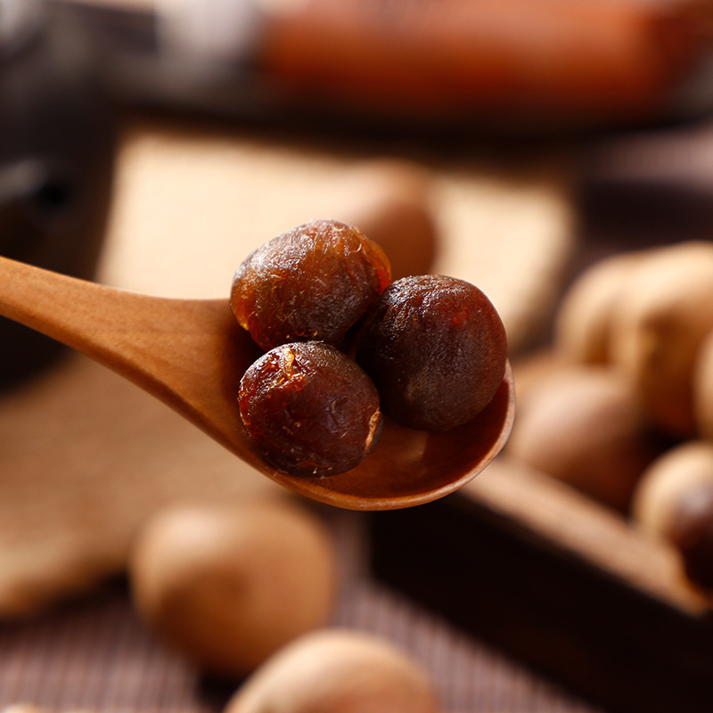 New goods dried longan full box 8A with Shell Dragon Eye meat thick core small longan Jade Ling cream casual snack dried longan meat wholesale