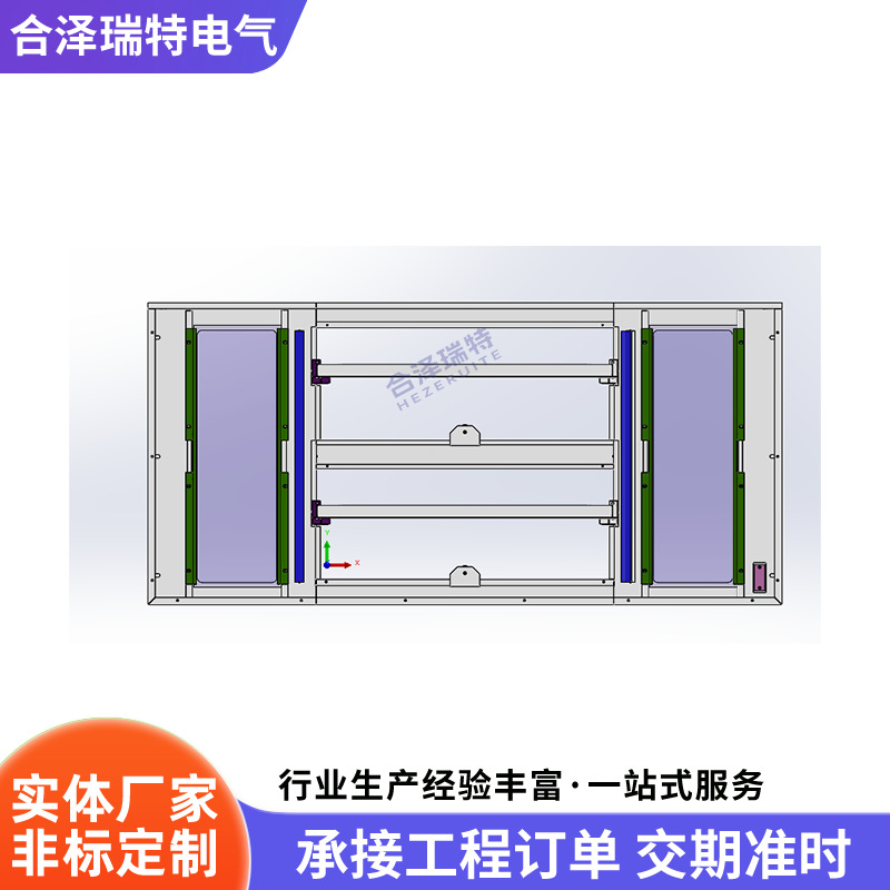 Закрытое окно с огнеупорным стеклом для холодного канала дата-центра поддержка OEM