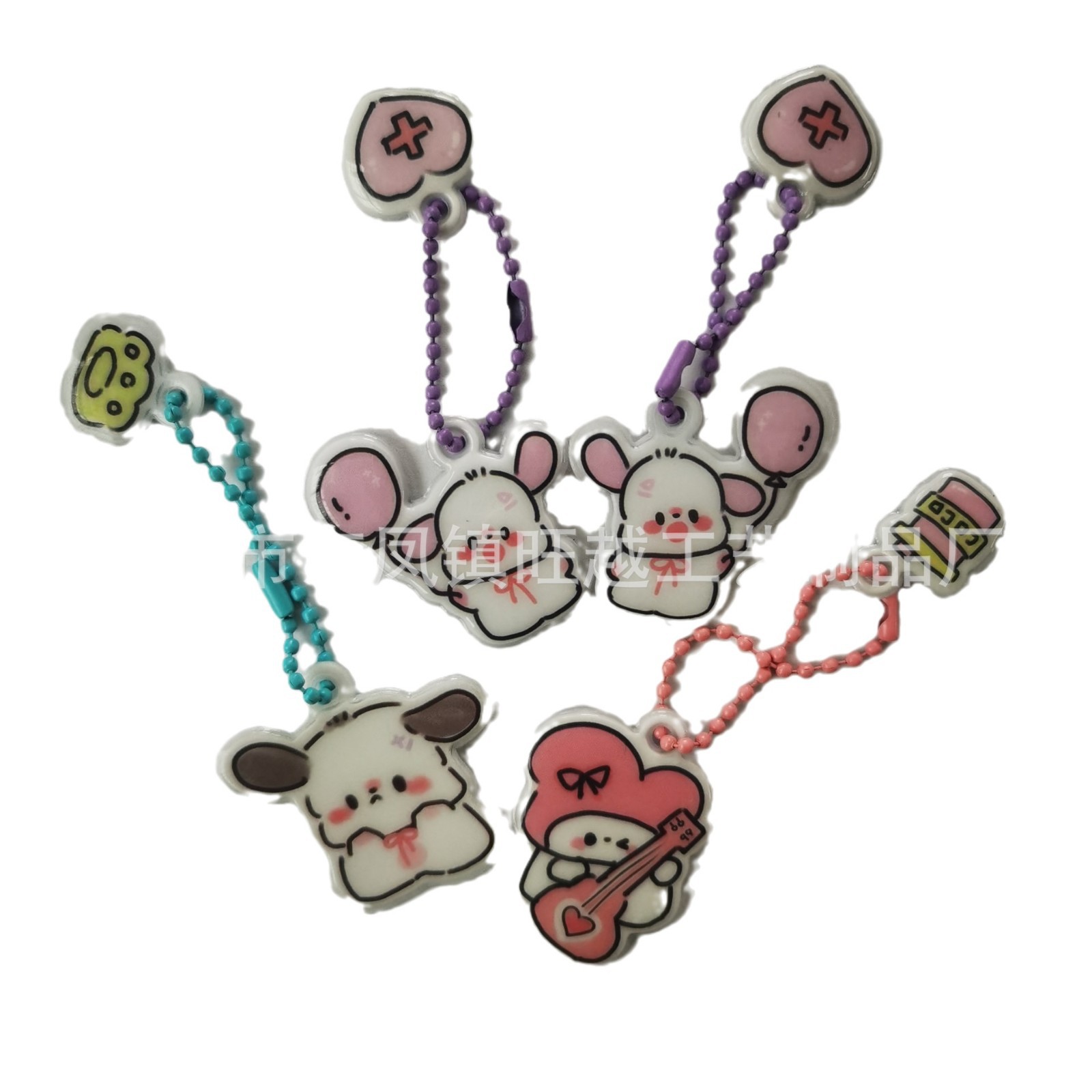 Customized High-Frequency Hot-Pressed Pvc Double-Sided Lanyard Tag Pendant Key Pendant Animation Star Peripheral Customization